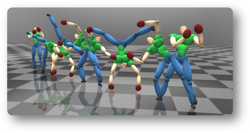 Angular Momentum Guided Motion Concatenation