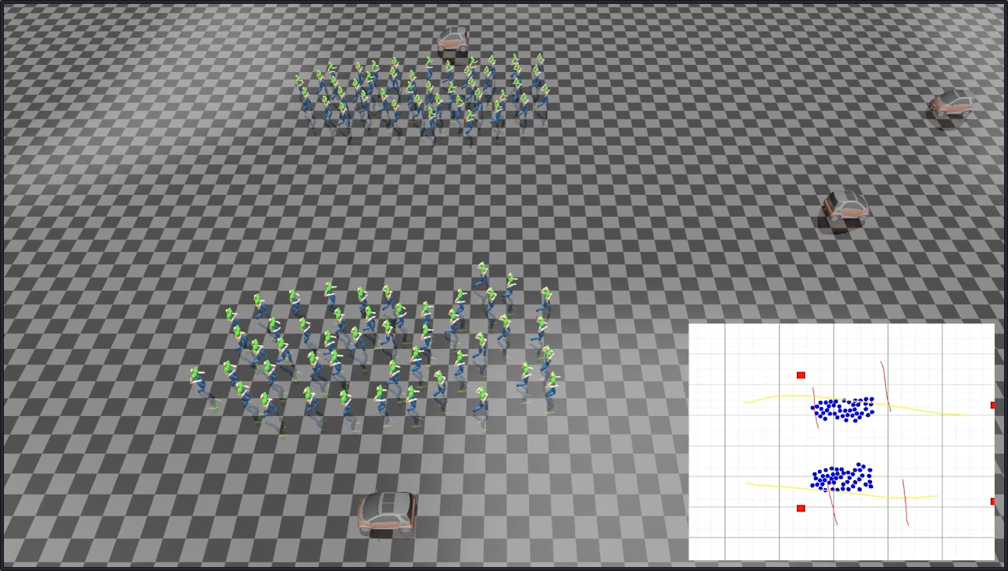 Data-Driven Crowd Motion Control with Multi-touch Gestures